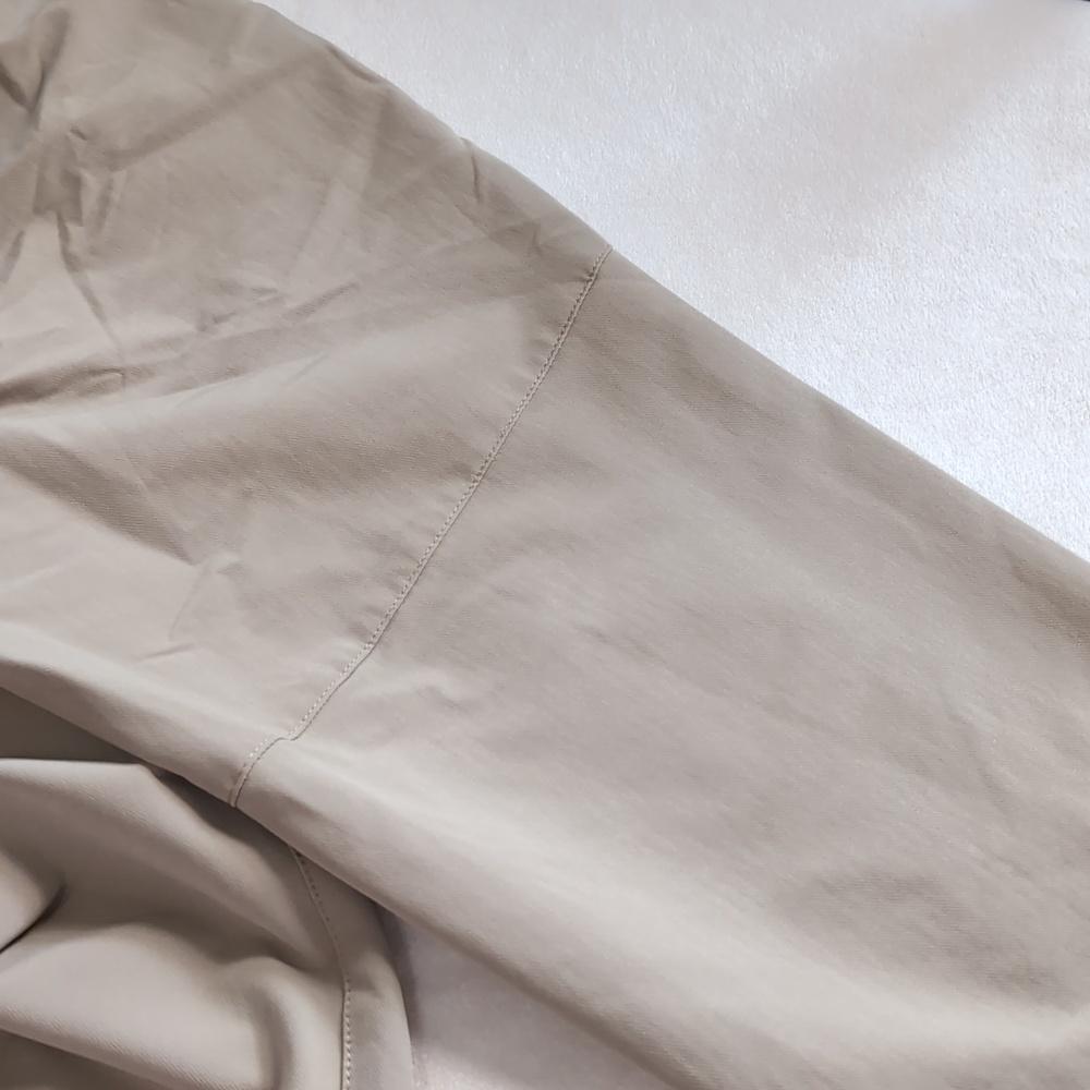 Men's Size 3X Vively Fleece Lined Khaki Elastic Drawstring Waist Athletic Pants - Picture 10 of 12